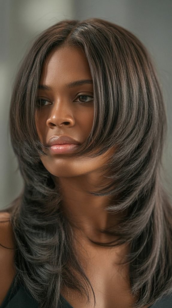 18. Long Razor-Cut Layers