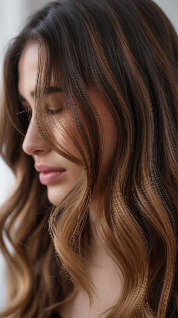 Caramel Shadow Root Technique
