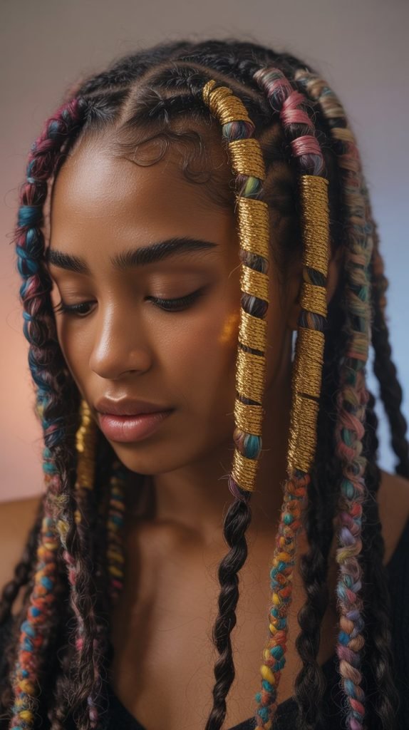  Wrapped Two-Strand Locs