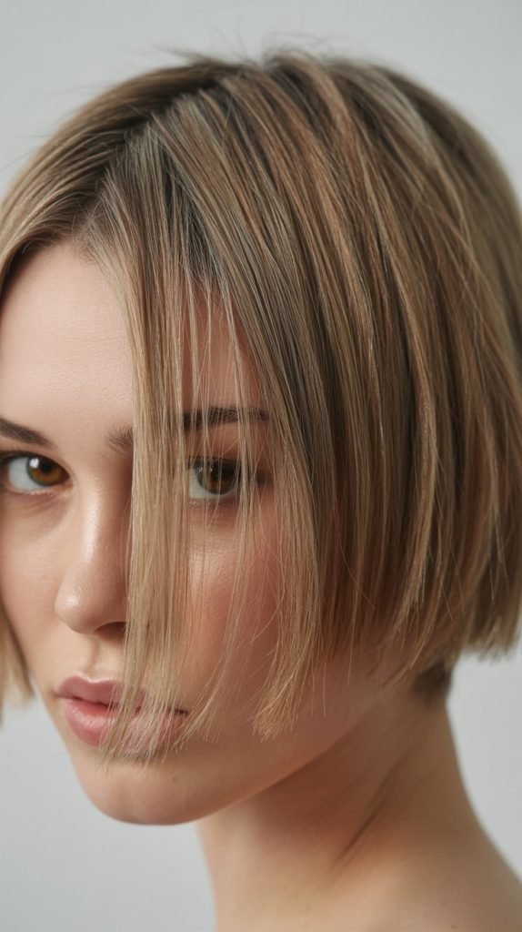 22. Choppy Bob with Piecey Texture