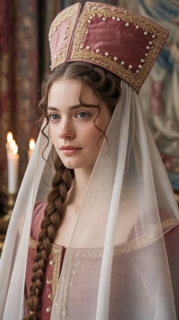 The Hennin with Veil