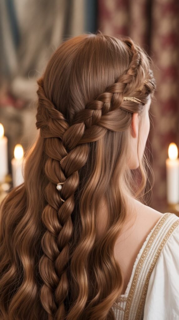Braided Half-Up Style
