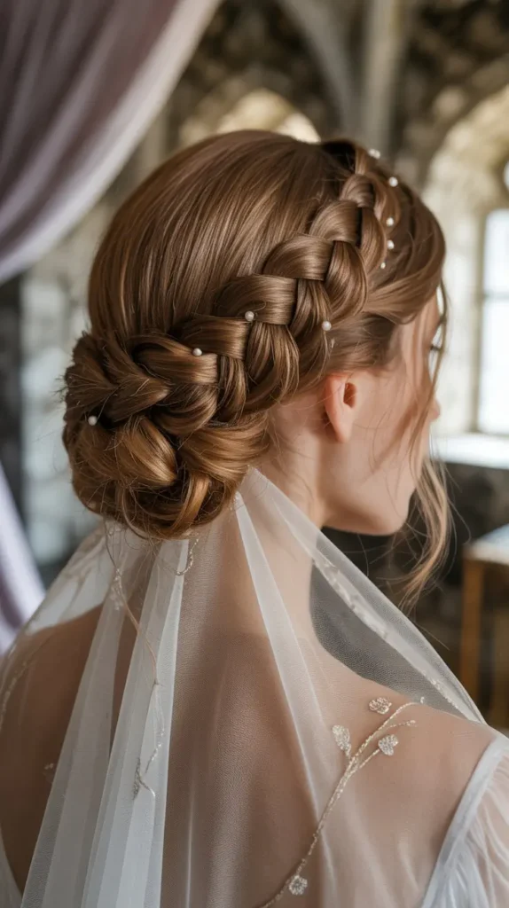 The Medieval Wrapped Braid Bun