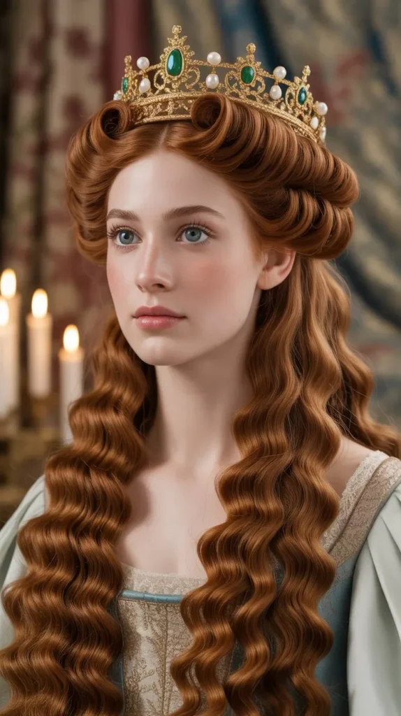 The Crimped Waves with Crown Accent