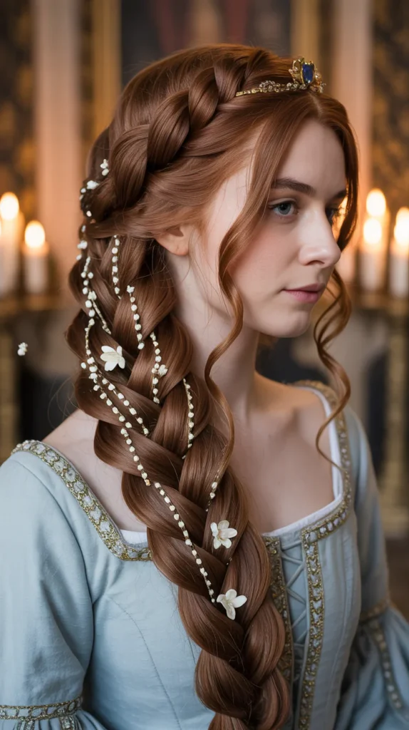 Elaborate Medieval Side Braid
