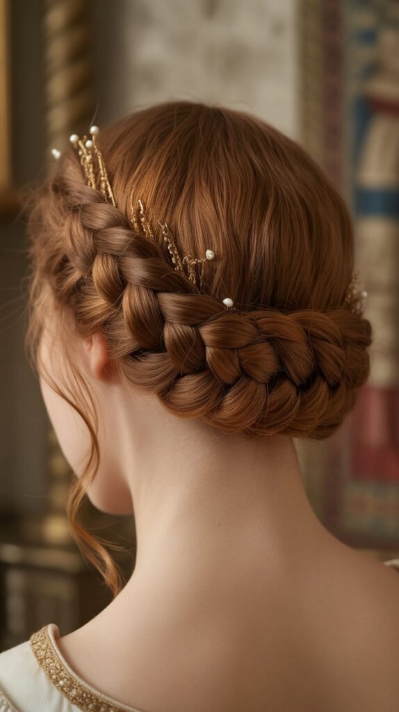 Braided Bun at the Nape