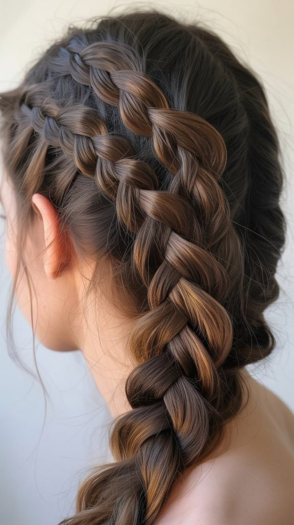 30. Mixed Braid Combo