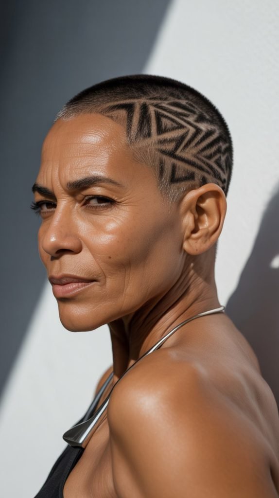 Tapered Cut with Design