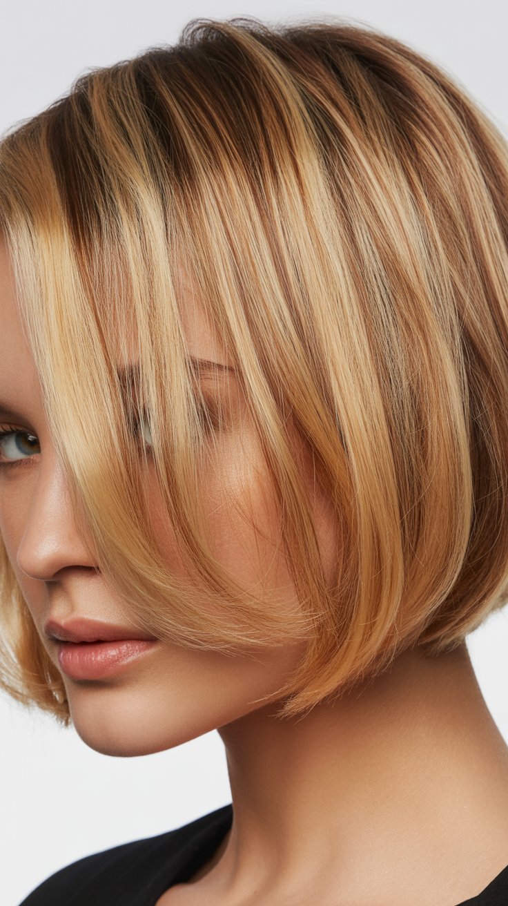 Short Blonde Hair with Lowlights Looks to Try