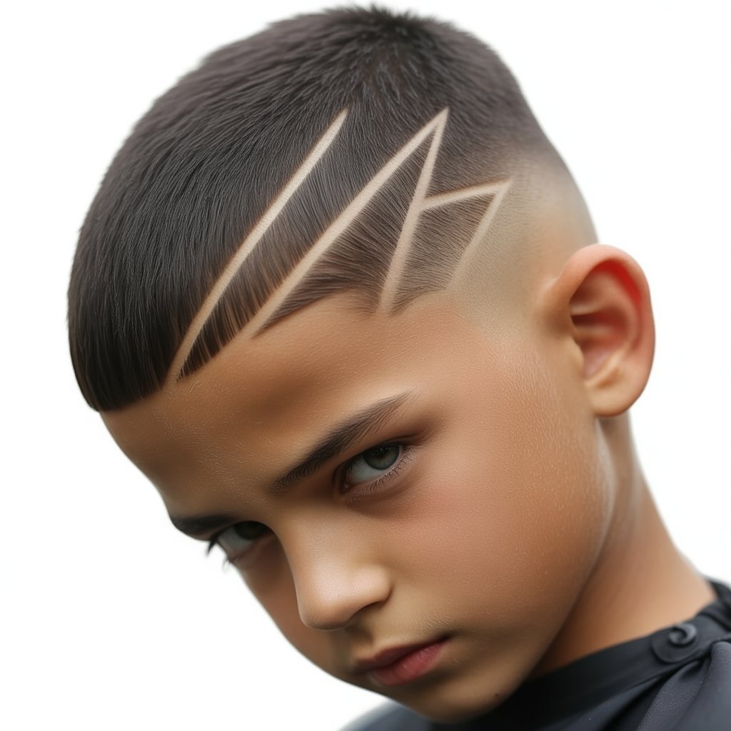 21. Mid Fade with Angular Fringe