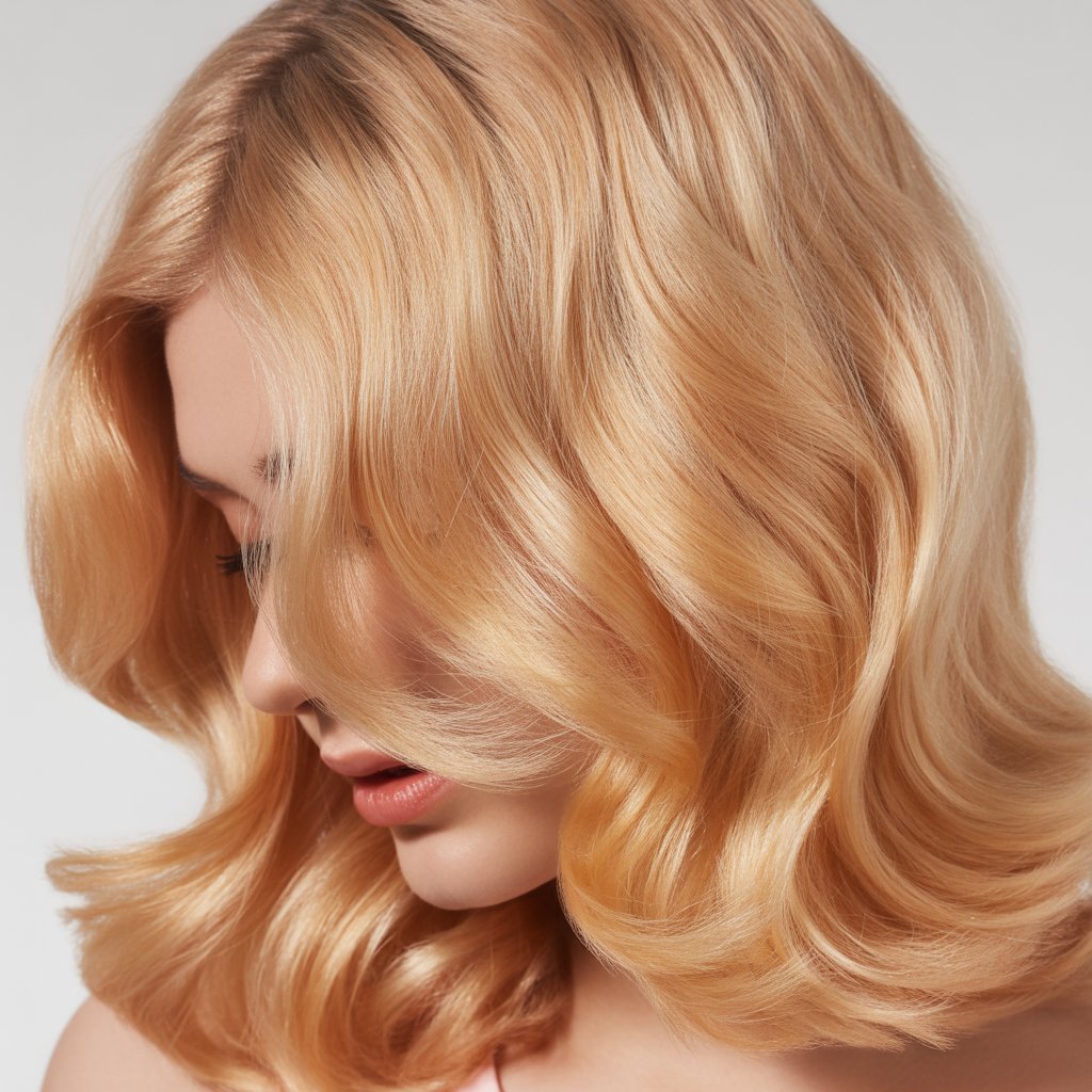 Champagne Peach Blonde