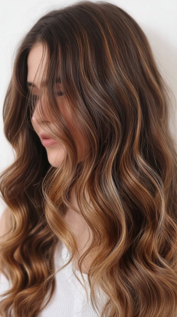 Caramel Highlights with Root Stretch