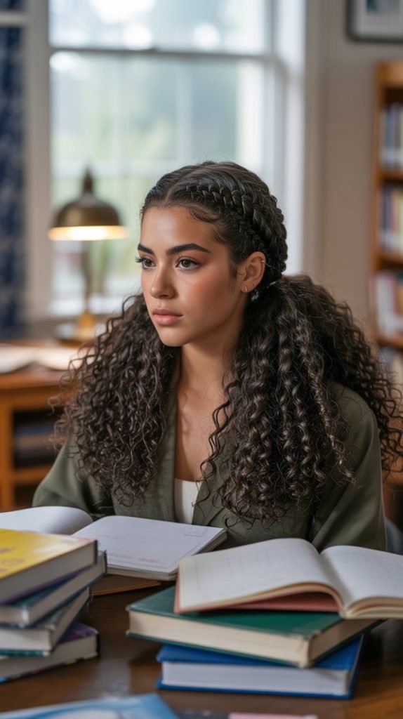 Low Twisted Ponytail