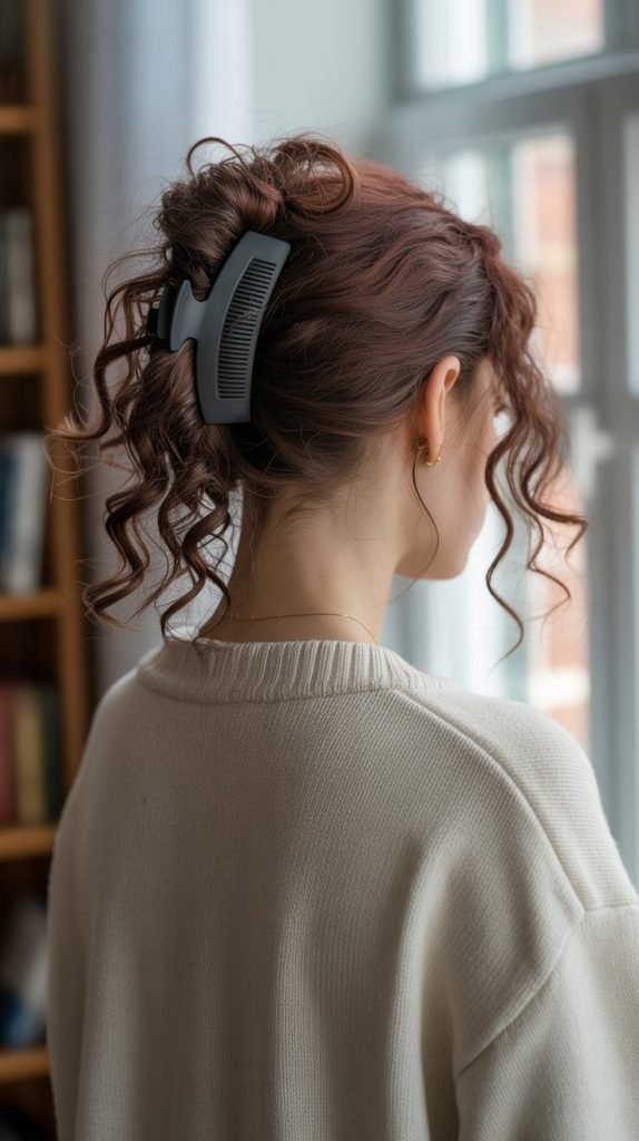 11. Stacked Curls with Vertical Clip