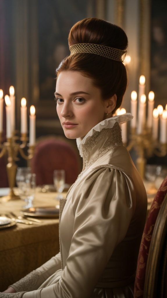 Simple Renaissance Top Knot