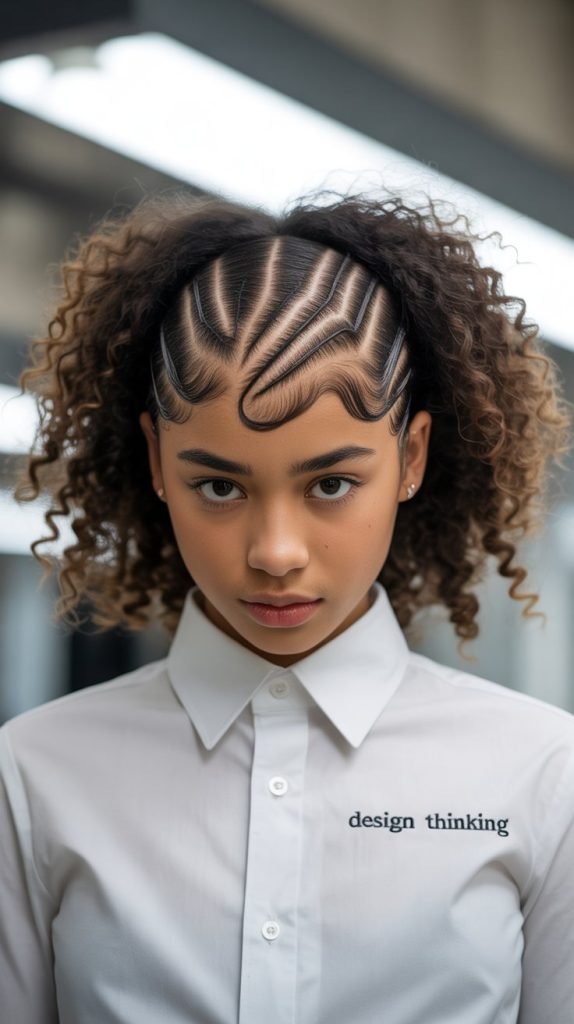 Slickback with Zigzag Part Detail