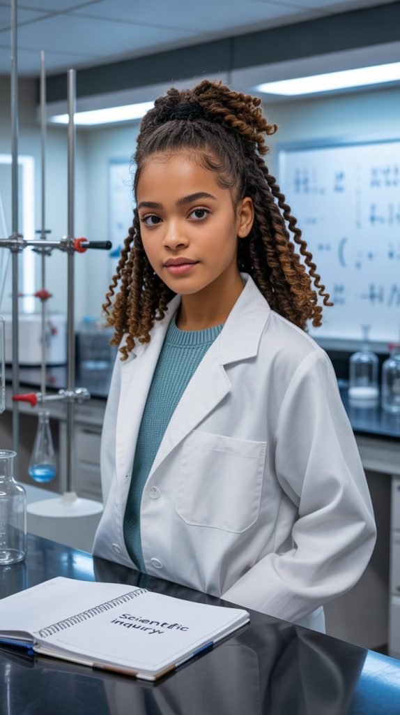 15. Half-Up Curly Twist