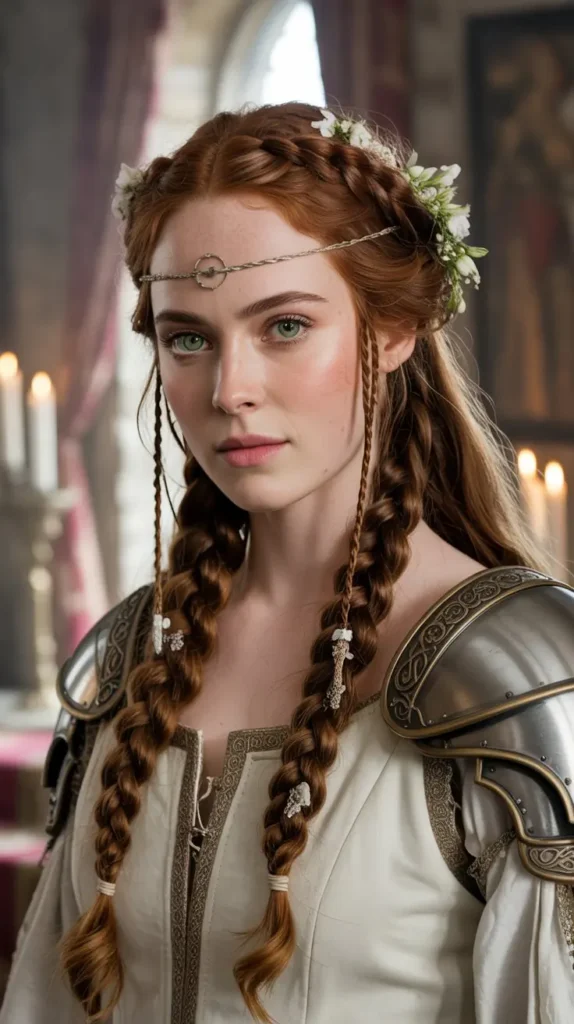 Medieval Warrior Princess Battle Braids