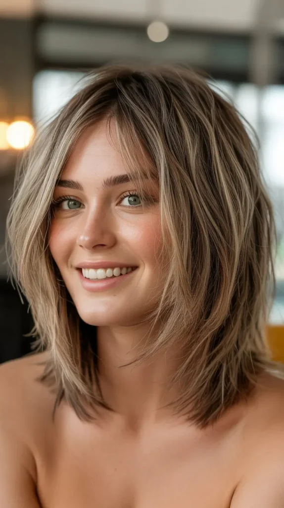 Piece-y Textured Long Bob