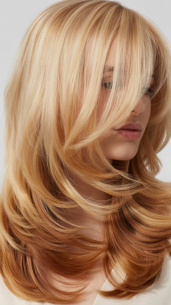 28. Blonde Layers with Auburn Lowlight Depth