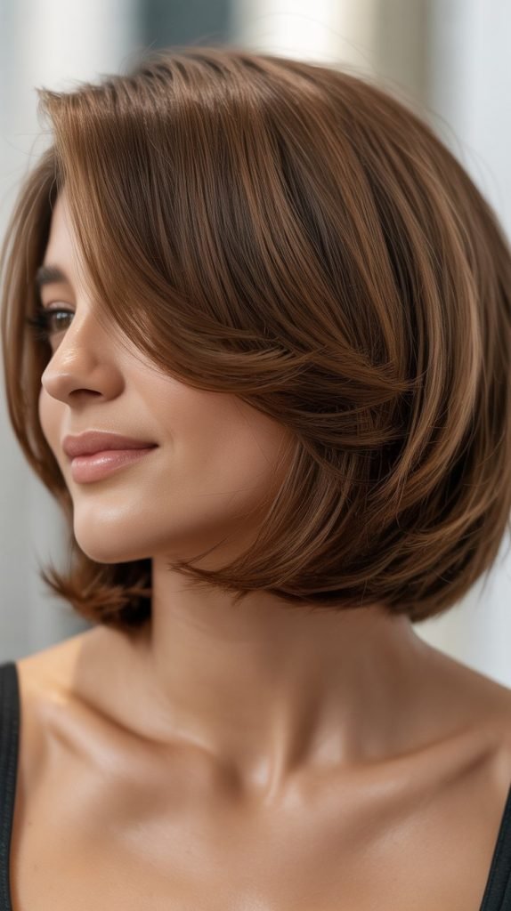 24. Chin-Length Bob with Volume