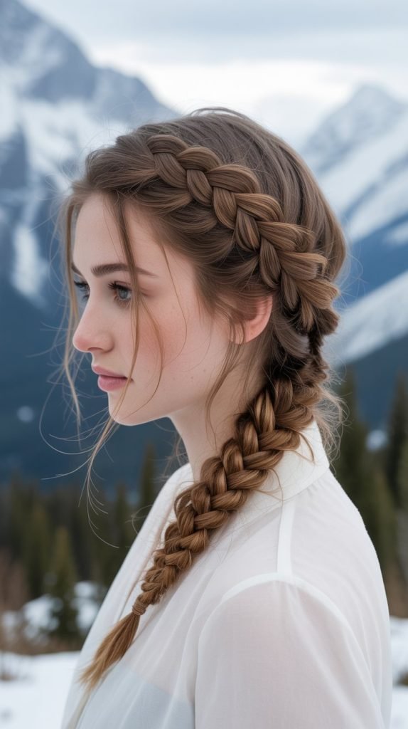 25. Messy Fishtail Braid