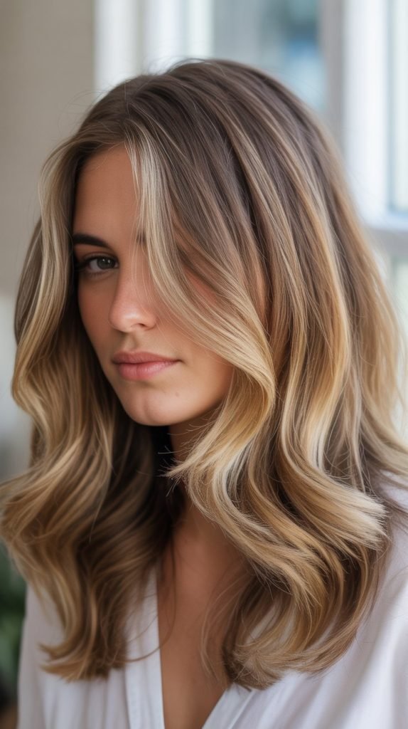 Butterfly Cut with Balayage Face Frame