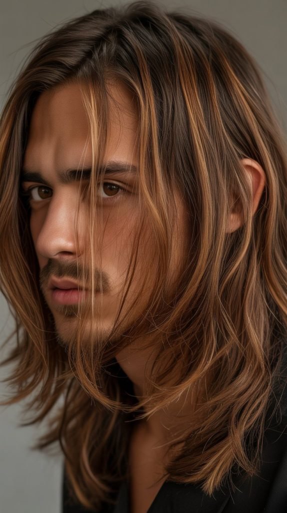 Caramel Highlights for Thin or Fine Hair