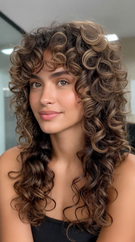 Butterfly Cut for Curly Hair