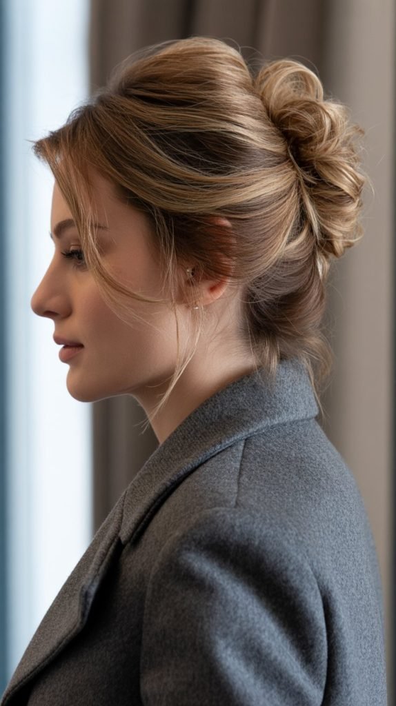 23. Textured French Twist