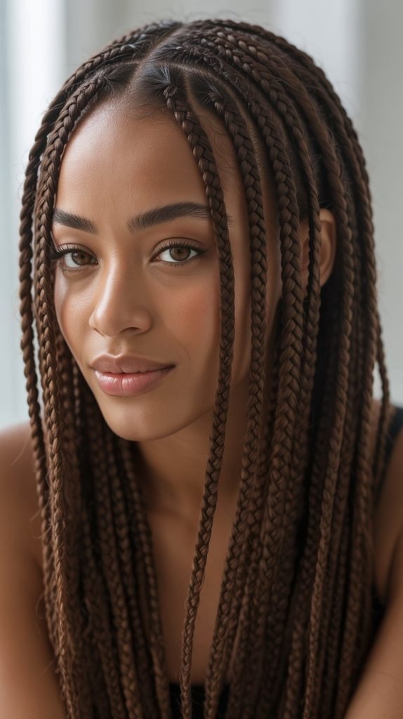9. Knotless Braids