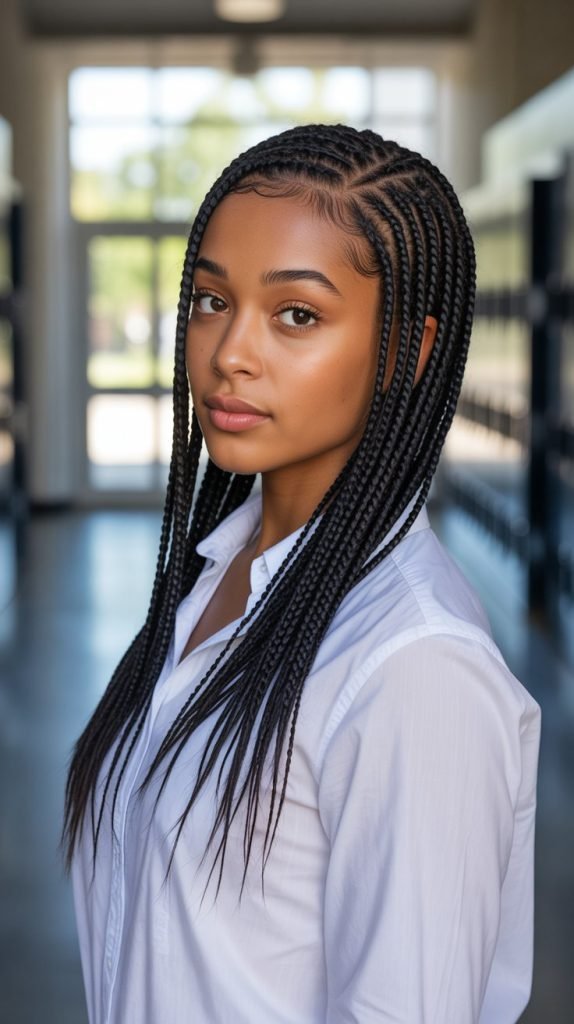 Cornrows with Extensions