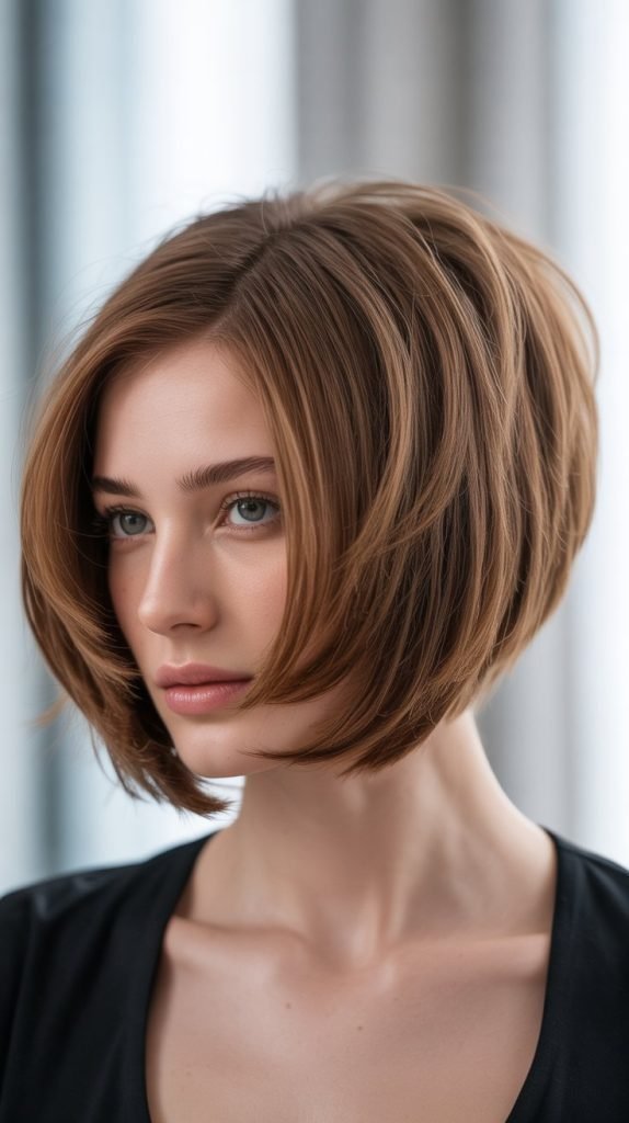 Stacked Angled Bob