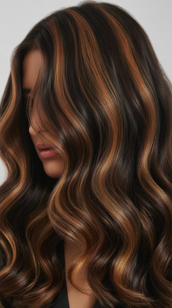 Black Coffee Base with Toffee Ribbons