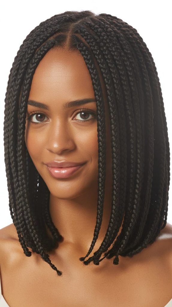 18. Bob Box Braids
