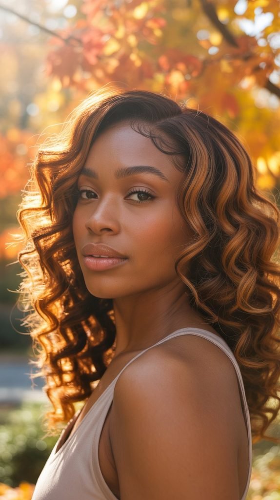 2. Warm Caramel Highlights