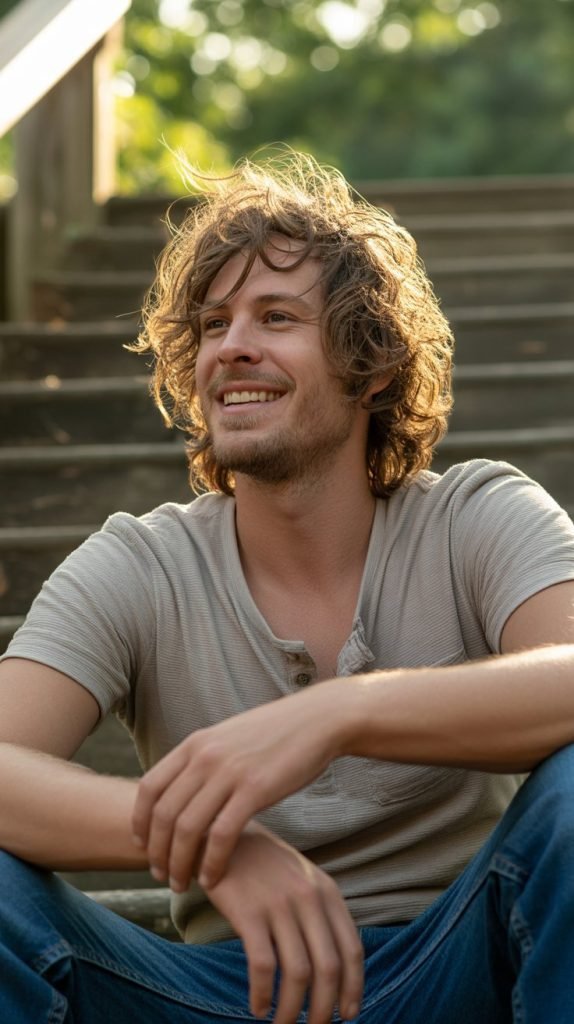 Messy Medium Length Style