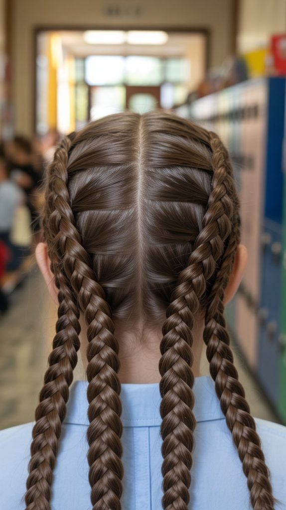 25. Criss-Cross Braids