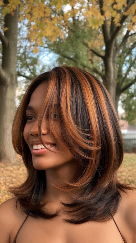 Chestnut with Caramel Ribbons