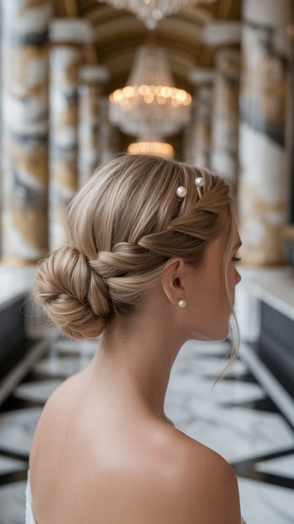 Low Twisted Chignon Hybrid