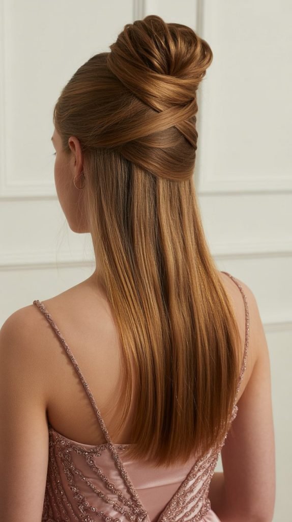 22. Wrapped Ponytail Bun