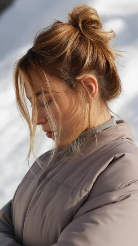 6. The Textured Top Knot