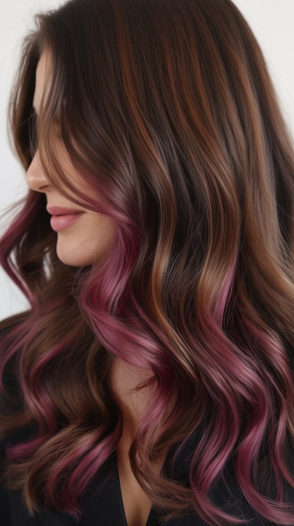 Burgundy Balayage