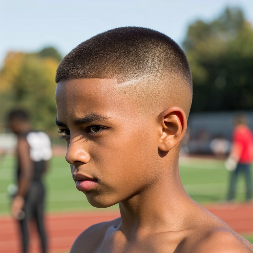 9. Zero Fade with Buzz Cut Top