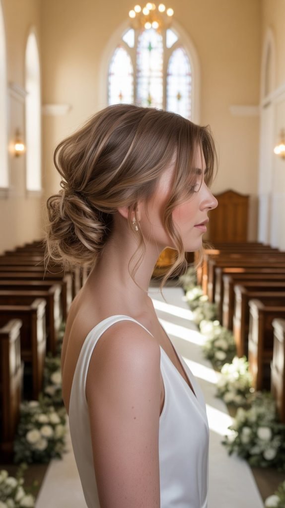 Romantic Low Gather with Tendrils