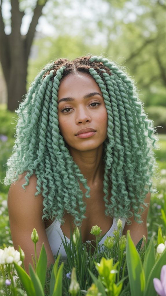 Mint Green Passion Twists