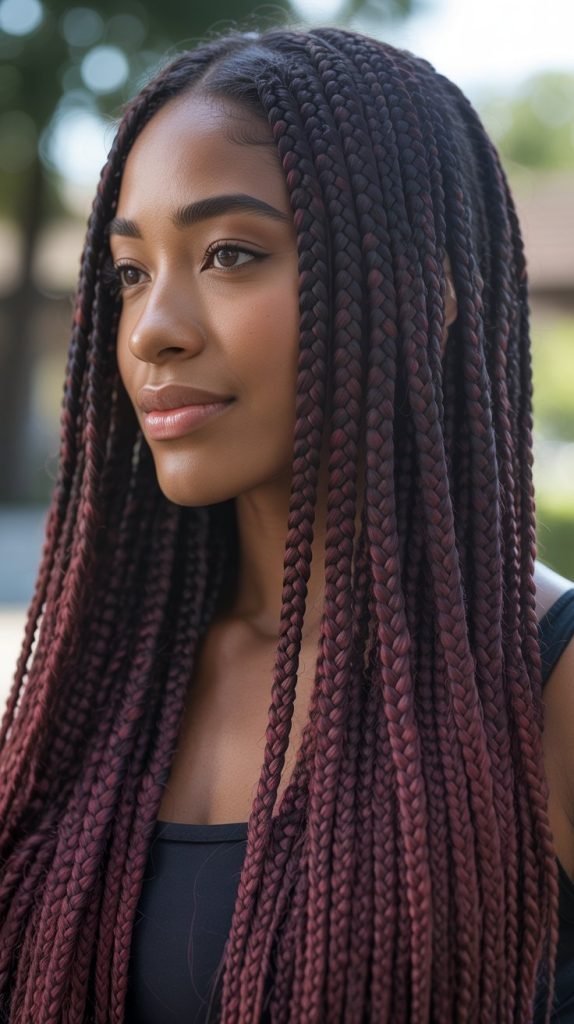 23. Ombre Box Braids