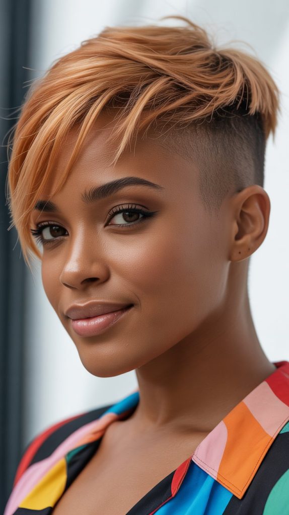 Tapered Cut with Color