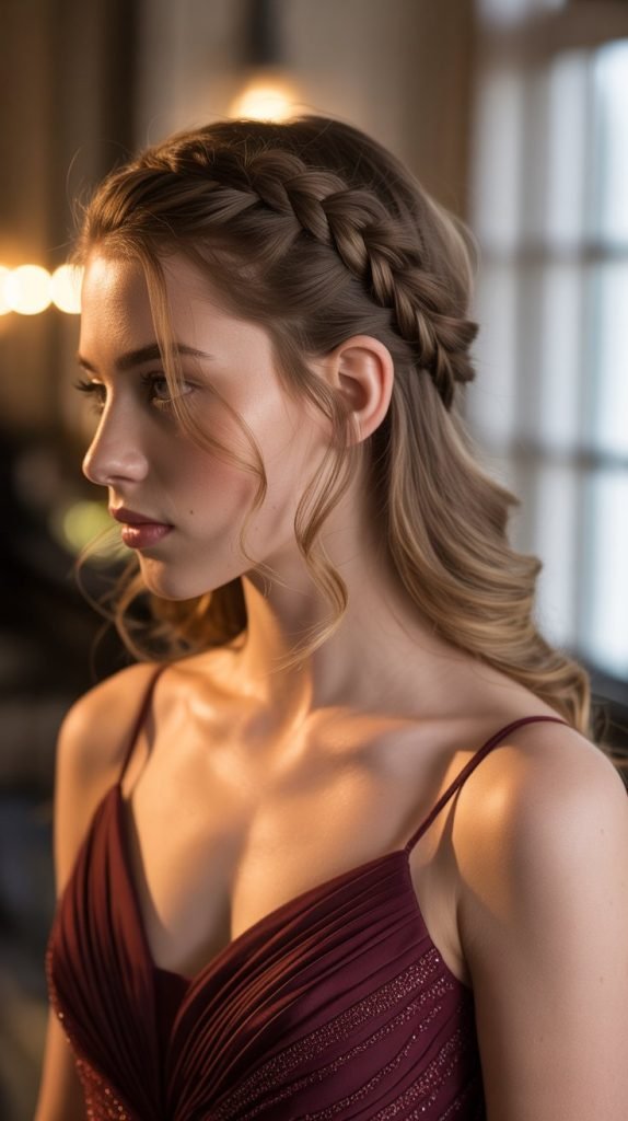 21. Asymmetrical Braided Bun