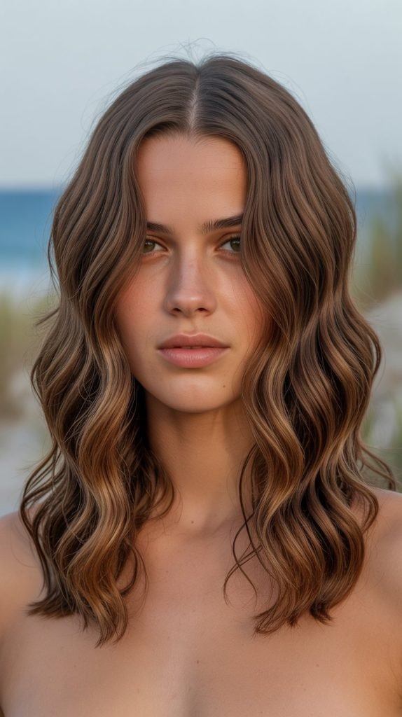 Shoulder-Skimming Waves with Center Part